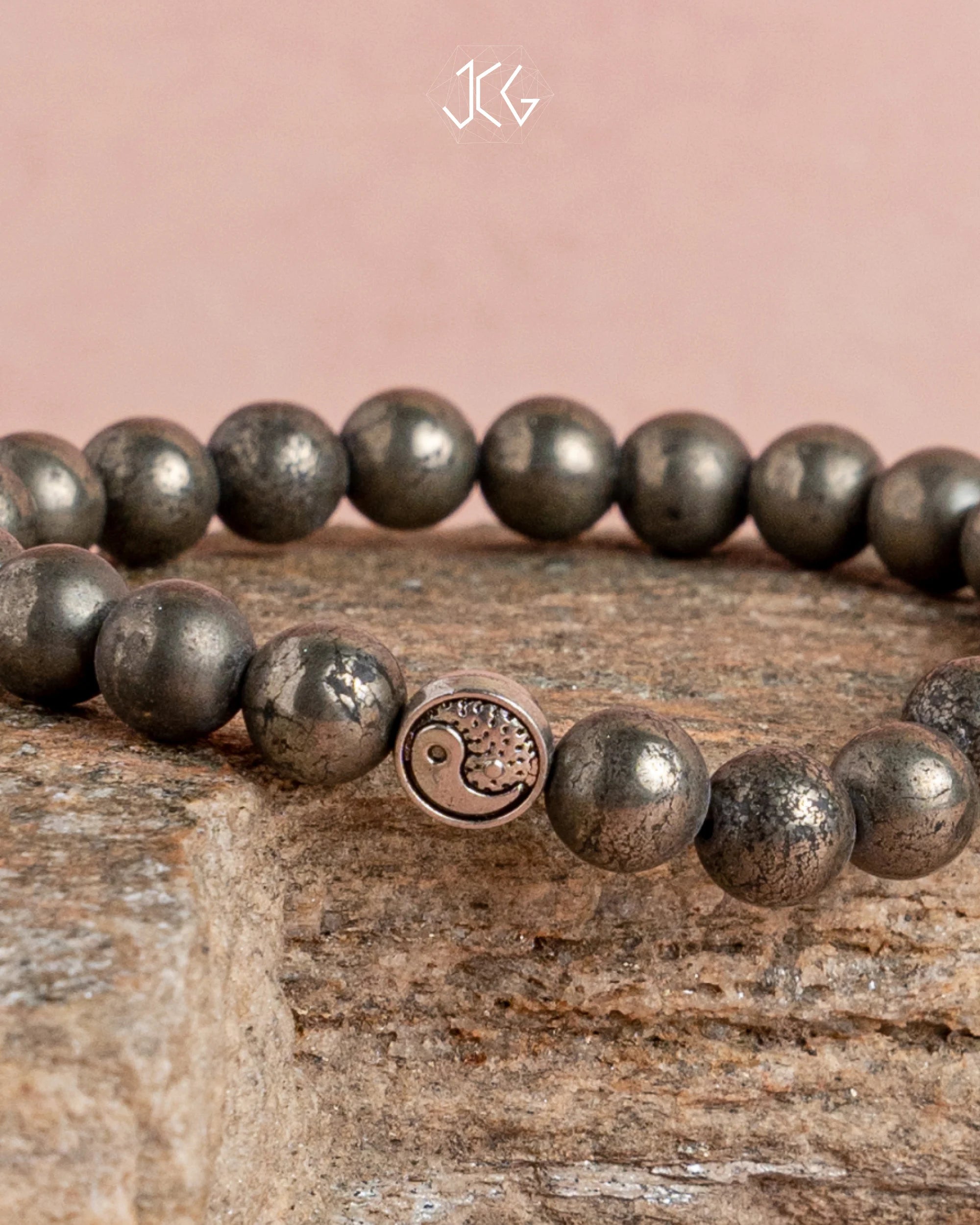 Pyrite Bracelet - Jaipur Crystal Gems