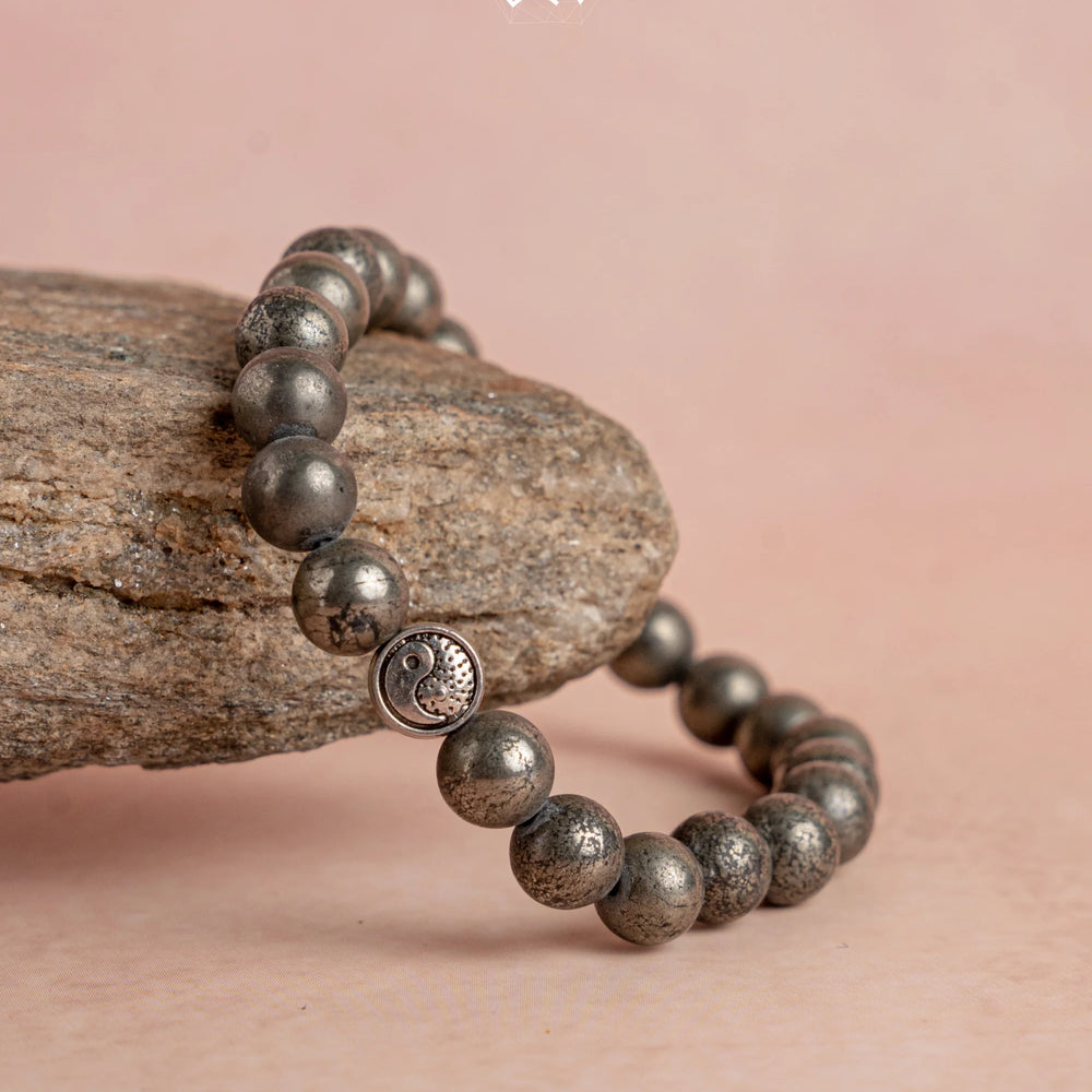 Pyrite Bracelet - Jaipur Crystal Gems