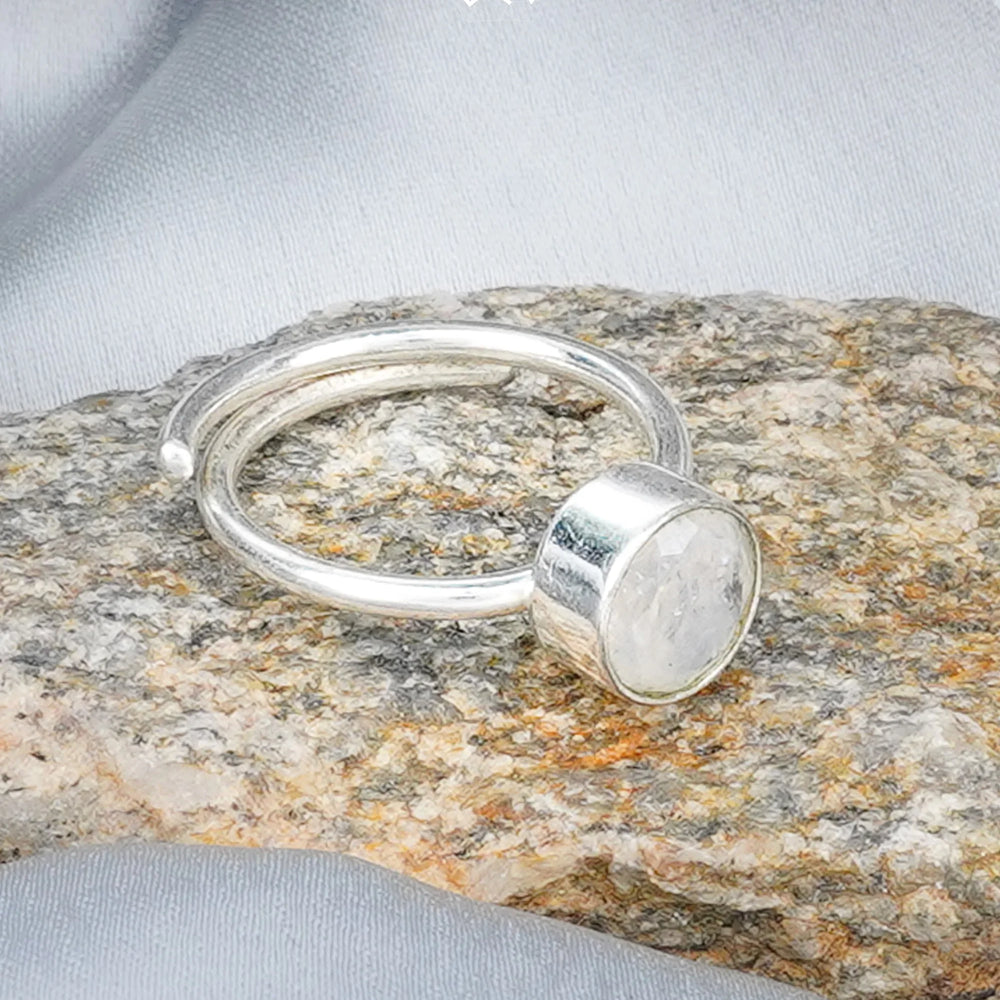 Rainbow Moonstone Ring Jaipur Crystal Gems