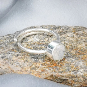 Rainbow Moonstone Ring Jaipur Crystal Gems