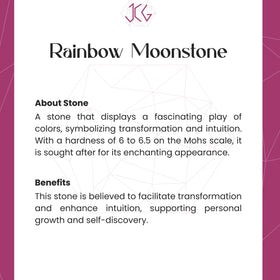 Rainbow Moonstone Ring Jaipur Crystal Gems