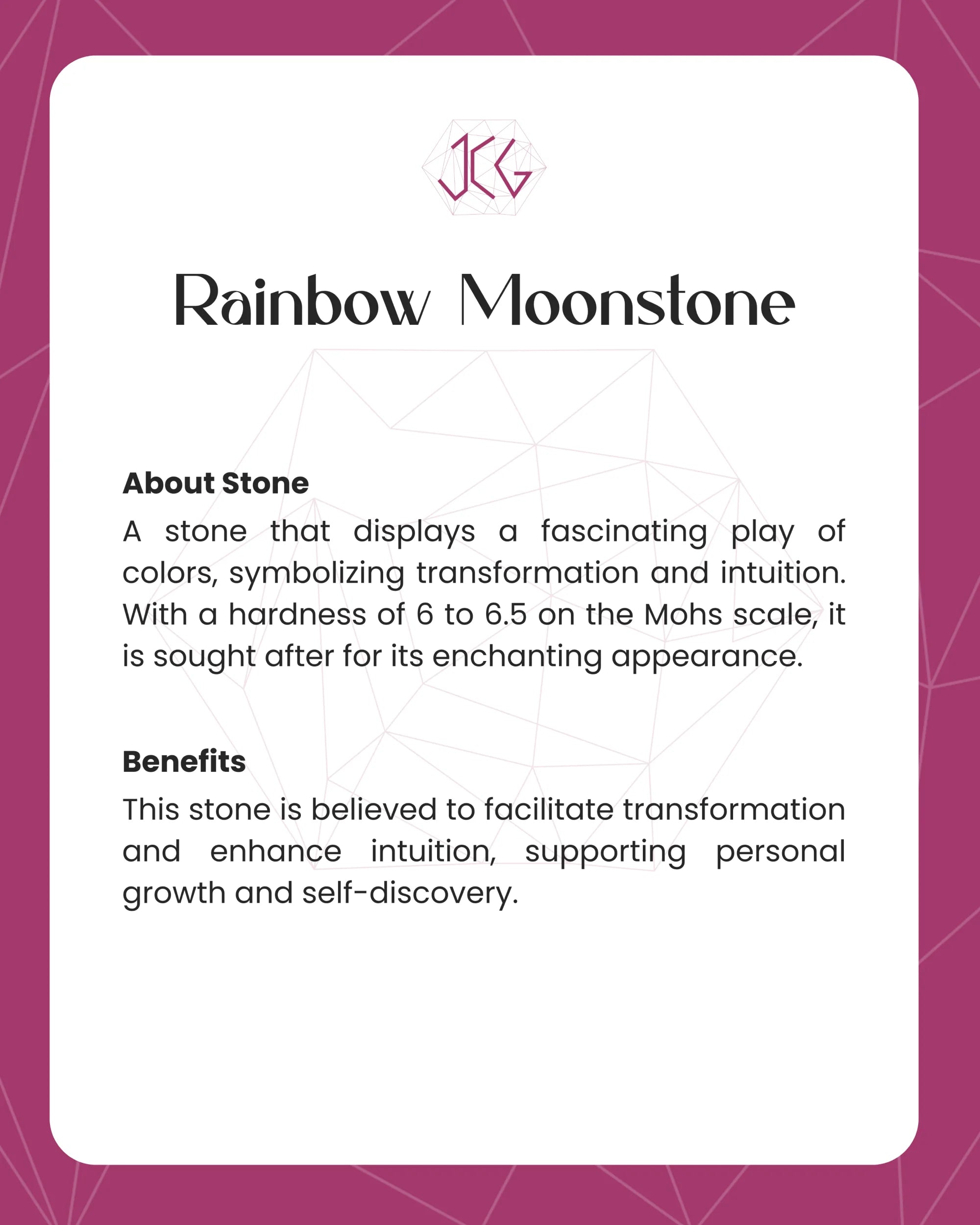 Rainbow Moonstone Ring Jaipur Crystal Gems