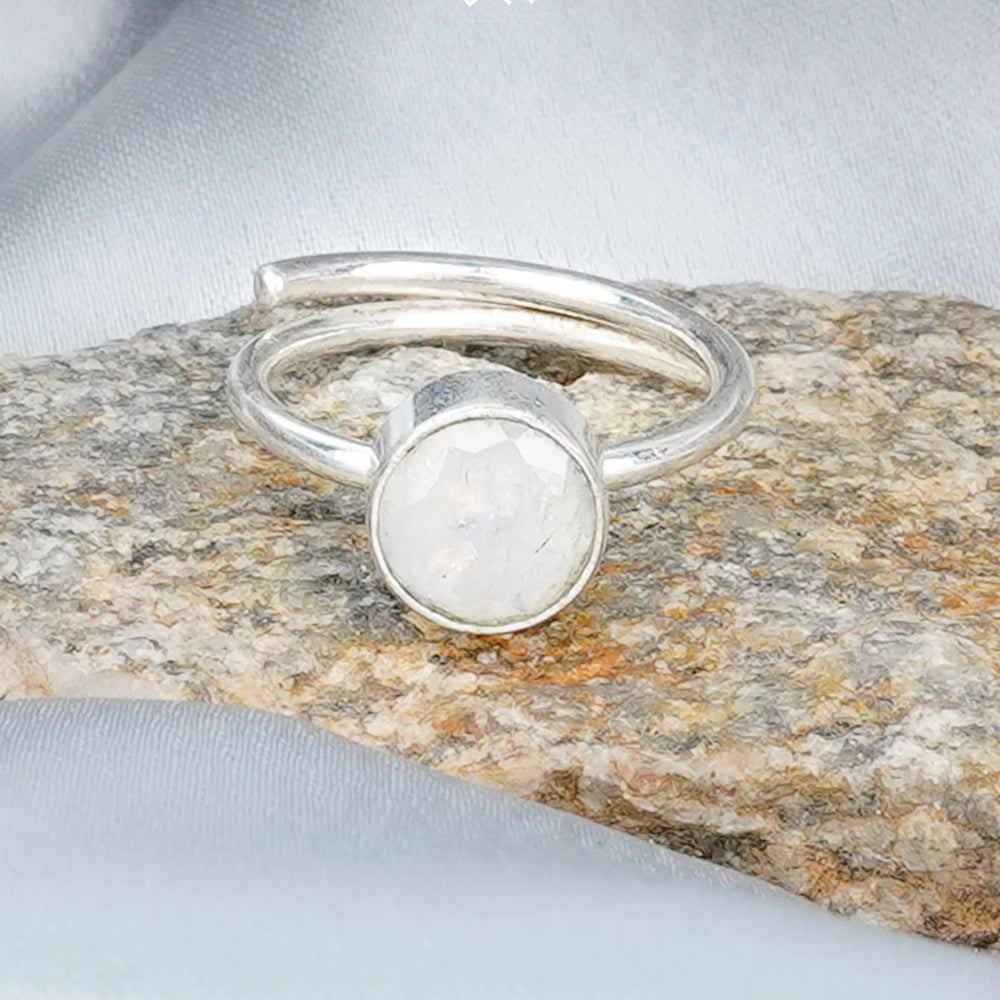 Rainbow Moonstone Ring Jaipur Crystal Gems
