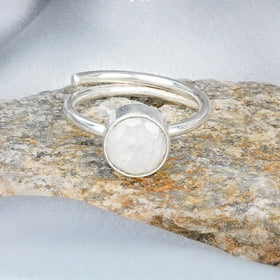 Rainbow Moonstone Ring Jaipur Crystal Gems