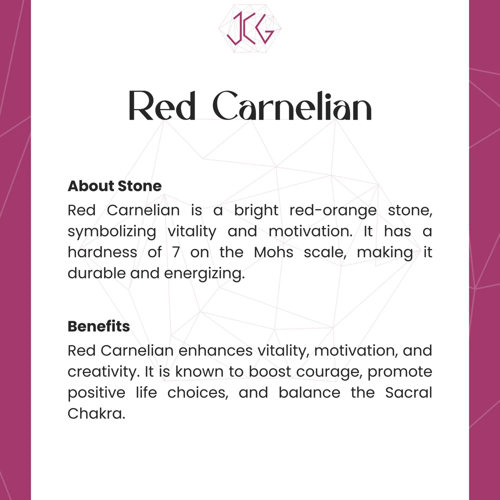 Red Carnelian Earrings Jaipur Crystal Gems