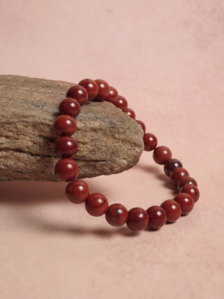 Red Jasper Bracelet - Jaipur Crystal Gems