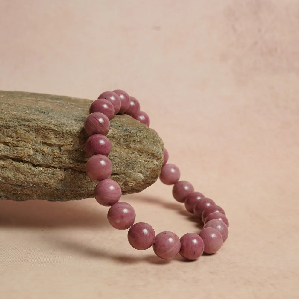 Rhodonite Bracelet - Jaipur Crystal Gems