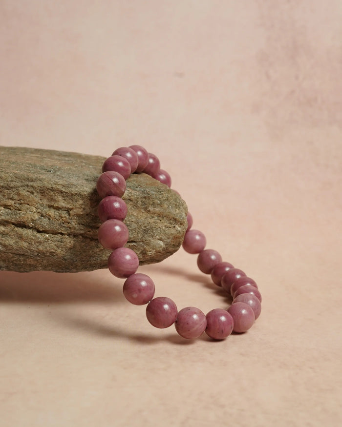 Rhodonite Bracelet - Jaipur Crystal Gems