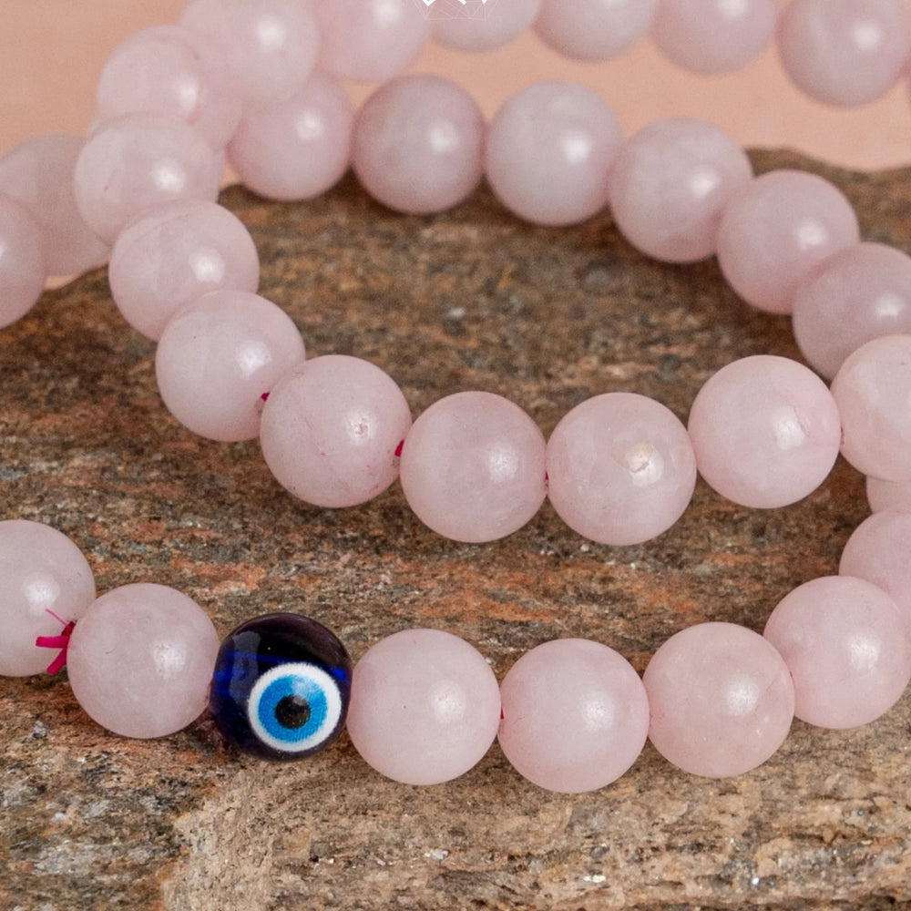 Rose Quartz Bracelet Jaipur Crystal Gems