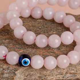 Rose Quartz Bracelet Jaipur Crystal Gems