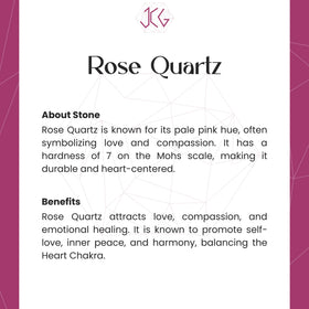 Rose Quartz Bracelet Jaipur Crystal Gems
