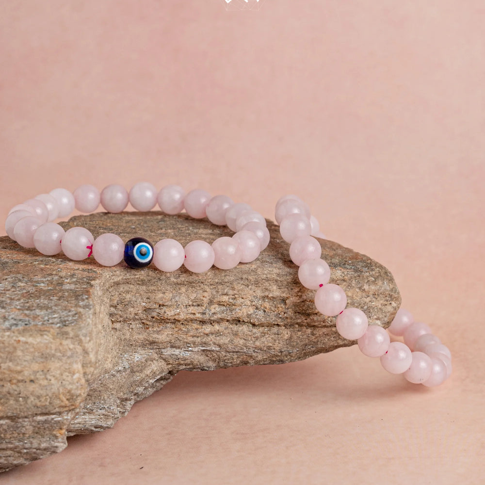 Rose Quartz Bracelet Jaipur Crystal Gems