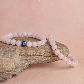 Rose Quartz Bracelet Jaipur Crystal Gems