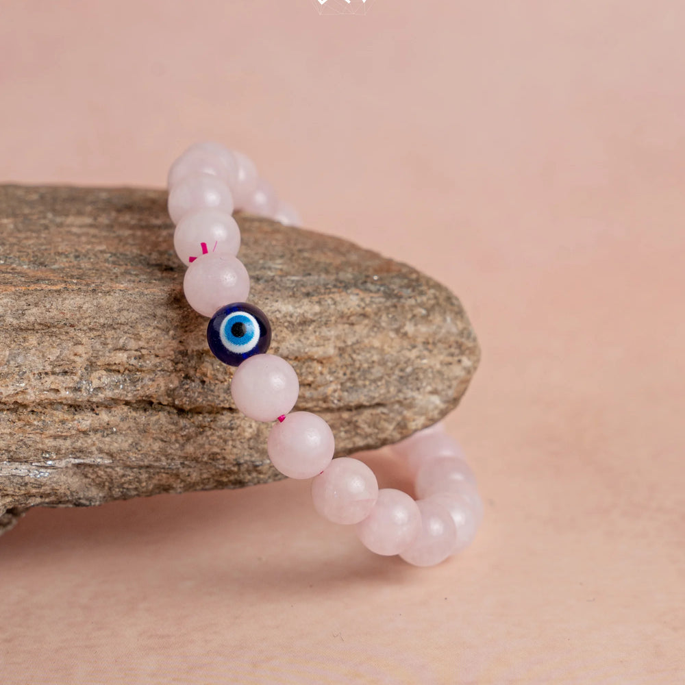 Rose Quartz Bracelet Jaipur Crystal Gems