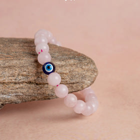 Rose Quartz Bracelet Jaipur Crystal Gems