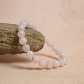 Rose Quartz Bracelet Jaipur Crystal Gems