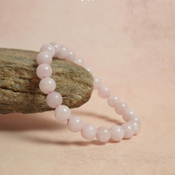 Jaipur Crystal Gems 💎| Buy Rose Quartz Bracelet 8mm