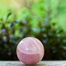 Rose Quartz Sphere Jaipur Crystal Gems