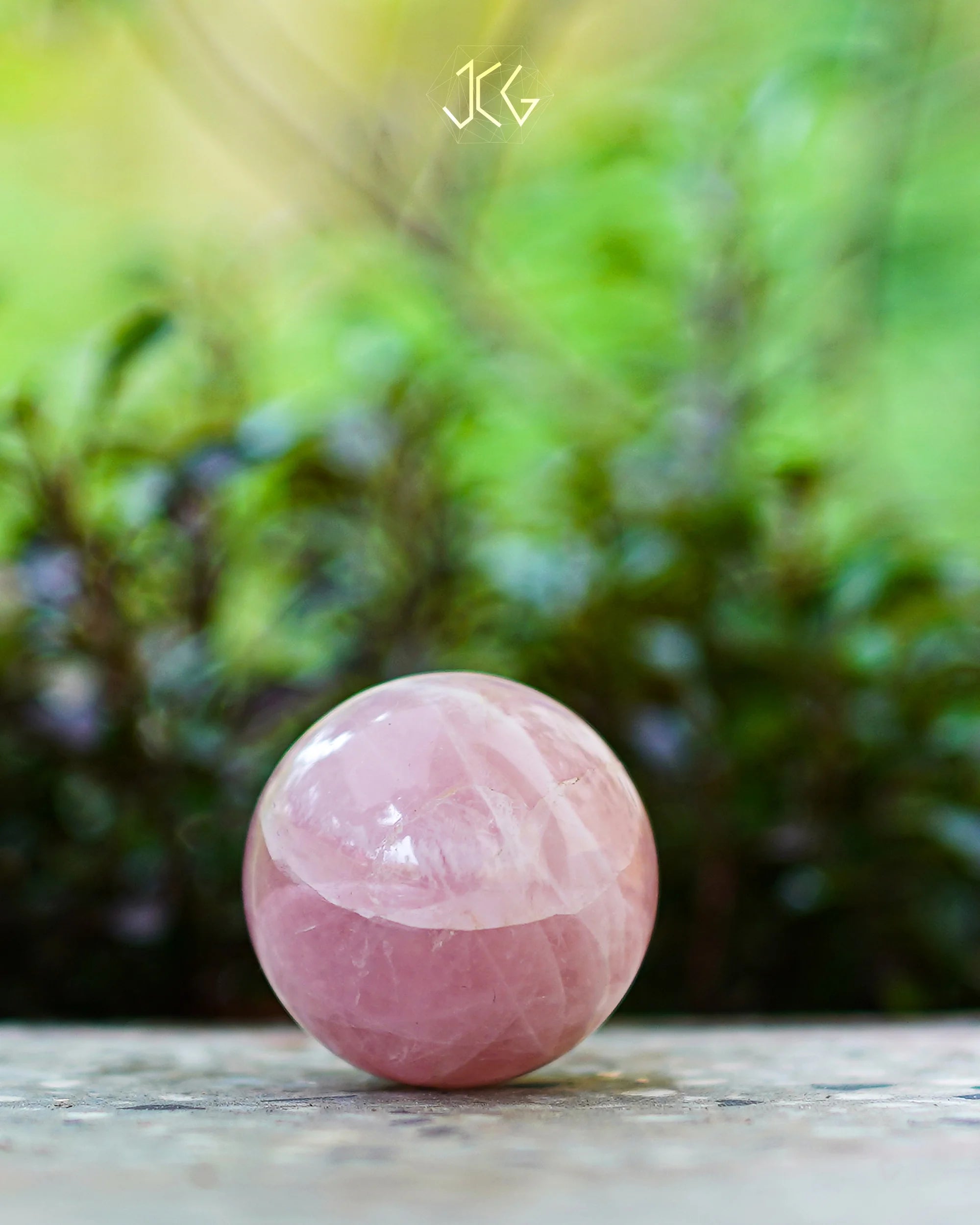 Rose Quartz Sphere Jaipur Crystal Gems