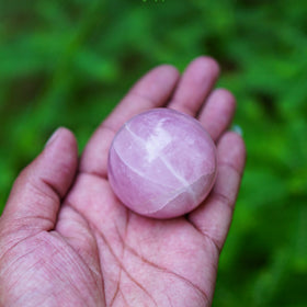 Rose Quartz Sphere - Jaipur Crystal Gems
