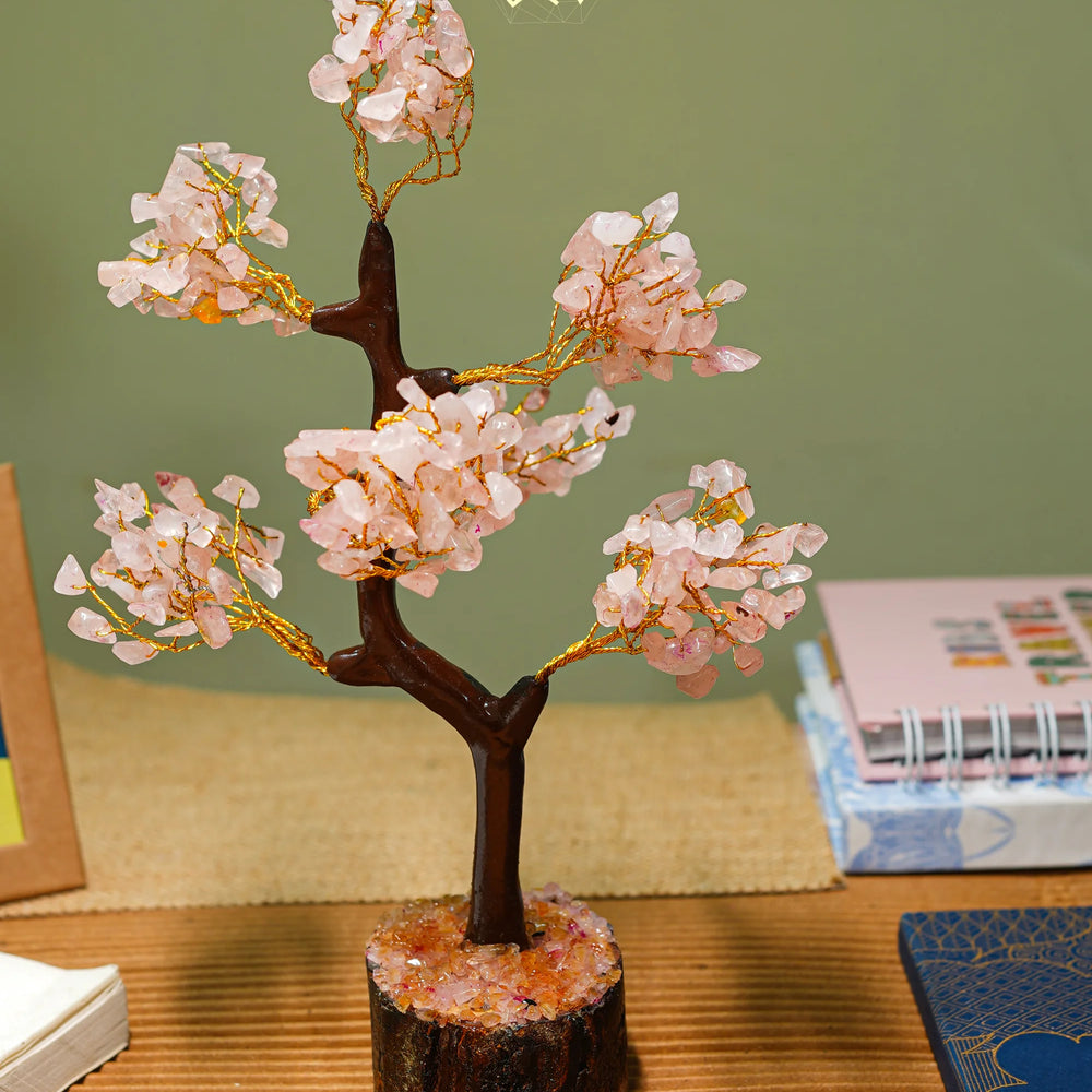 Rose Quartz Tree Jaipur Crystal Gems