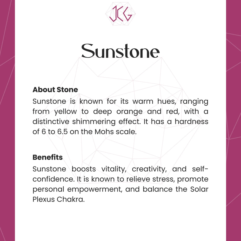 Sunstone Bracelet Jaipur Crystal Gems