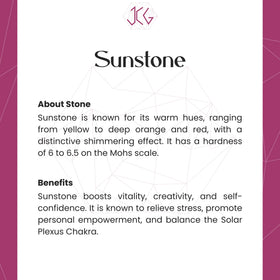 Sunstone Bracelet Jaipur Crystal Gems