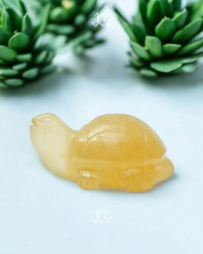 Yellow Aventurine Turtles Jaipur Crystal Gems