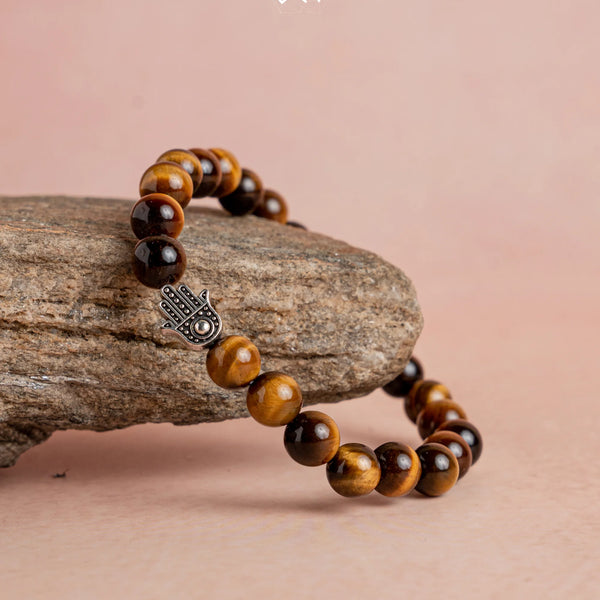 Natural Yellow Tiger Eye Bracelet 8mm
