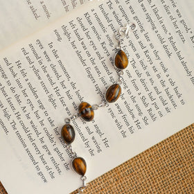 Yellow Tiger Eye Chain Bracelet - Jaipur Crystal Gems